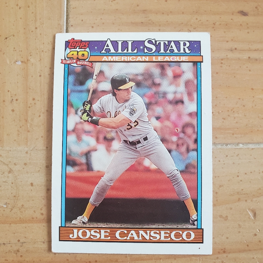 Jose Canseco All Star Trading Card